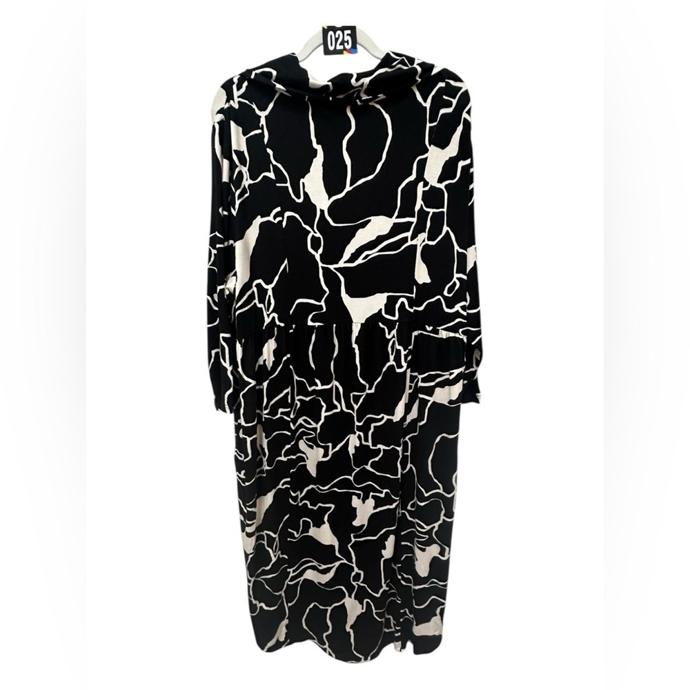 ✨ NWT Fransa Black And White Maxi Dress With Pockets - Picture 10 of 15